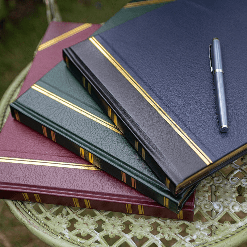 Traditional Plain Page Visitors Book
