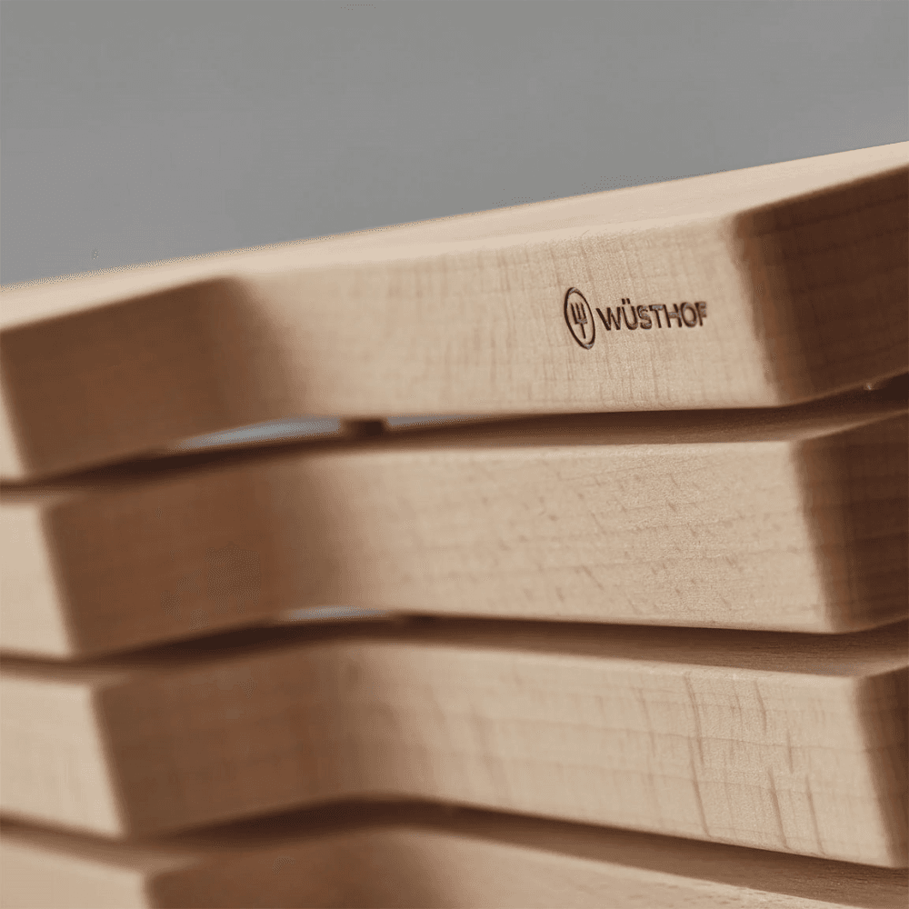Hornbeam 7-slot In-Drawer Knife Organiser, Beech