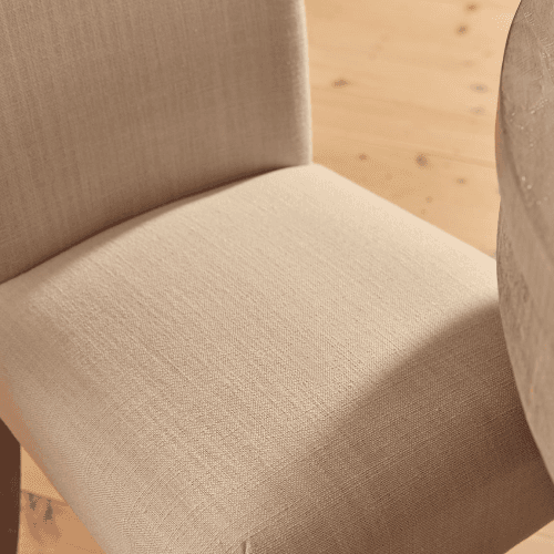 Image showing the Flen Set of 2 Dining Chairs, Cream product.
