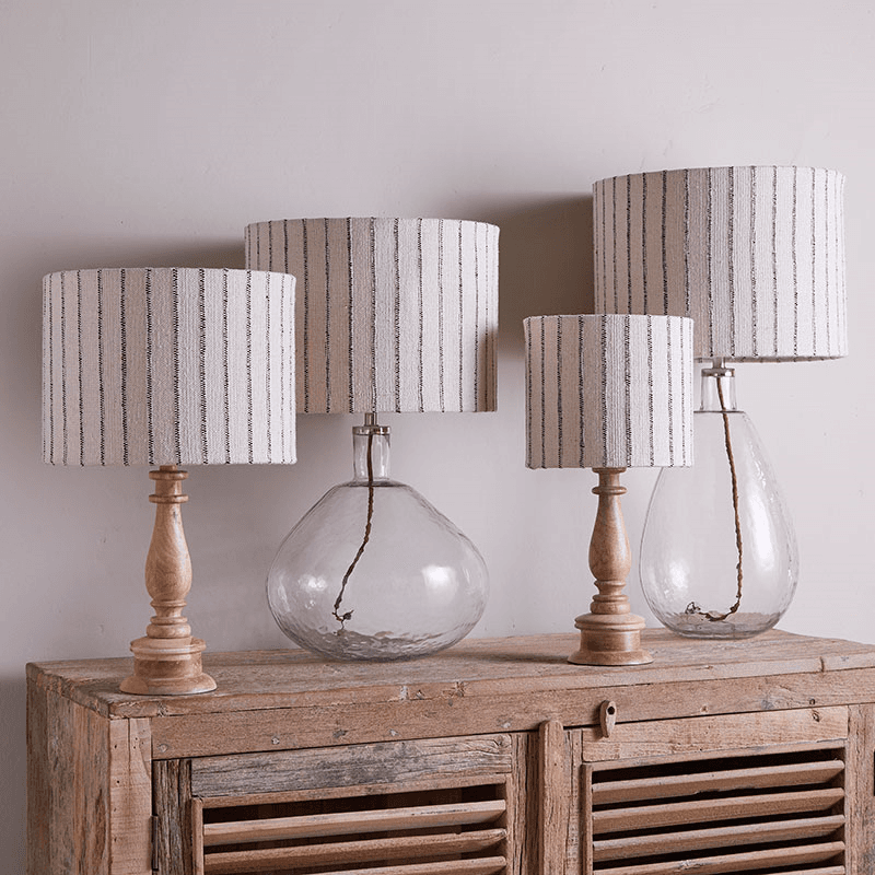 Sanja Cotton Stripe Lampshade