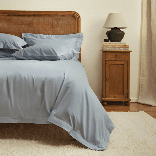 Image showing the The Edged 300 Thread Count Border Pair of Pillowcases product.