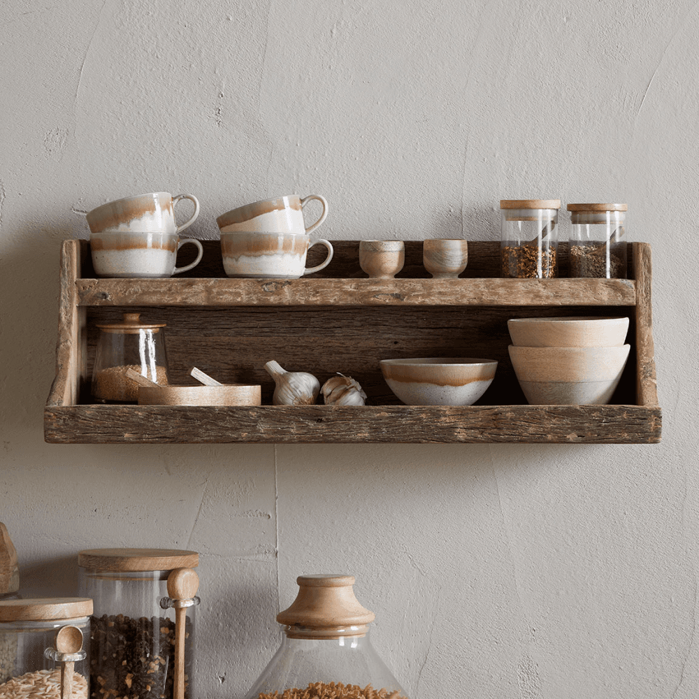 Ibo Storage Shelf, Reclaimed Wood