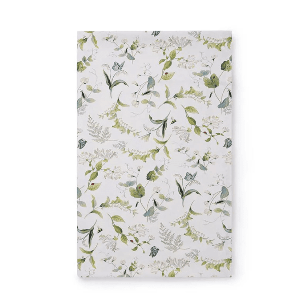 Wild Floral Tablecloth, Off-White
