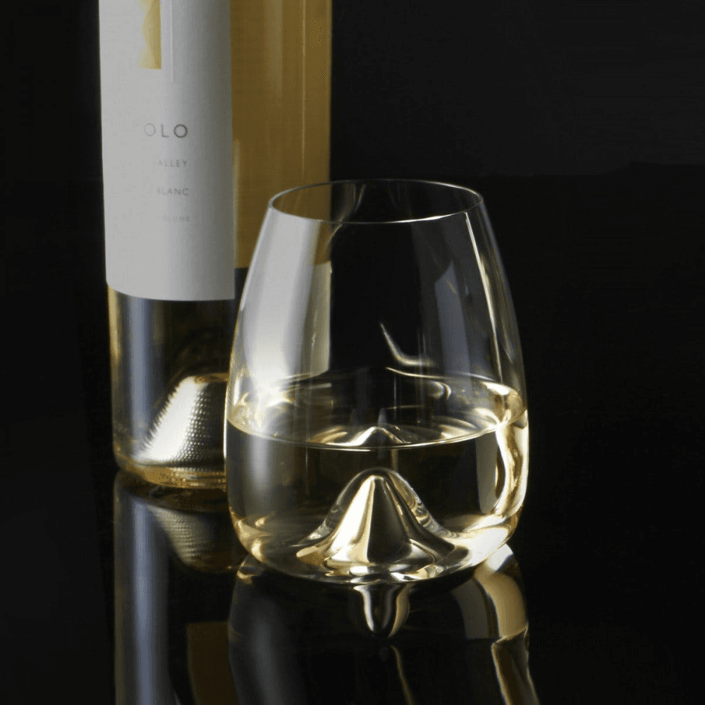 Elegance Collection Pair of Stemless Wine Glasses
