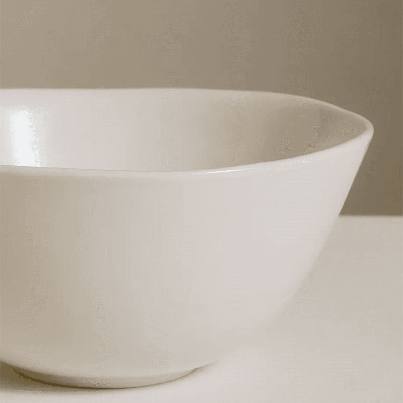 Burnham Cereal Bowl, White