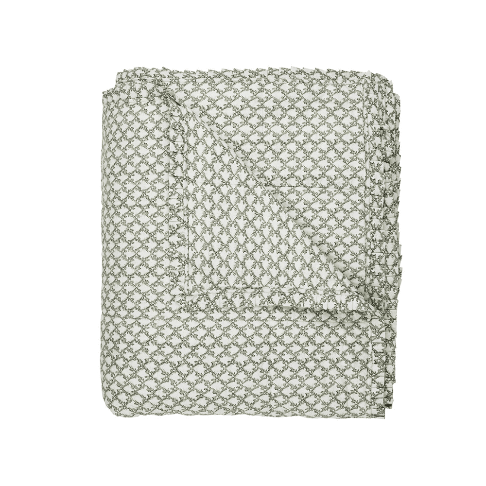 Clara Bedspread, Sage