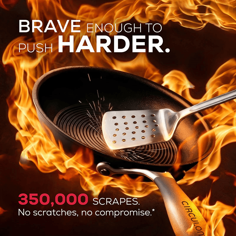 A1 Scratch Defence Chef's Pan, Grey