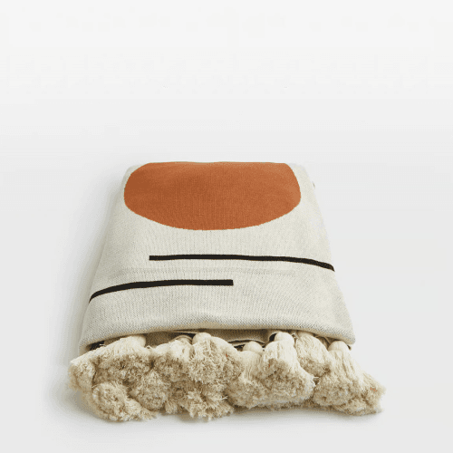 Image showing the Edgar Throw, Beige product.
