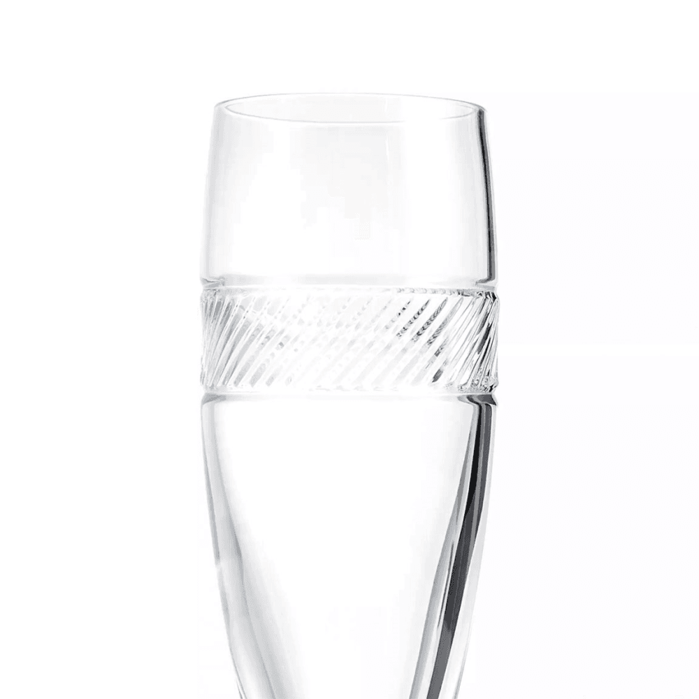 Kinship Helix Set of 2 Champagne Flutes