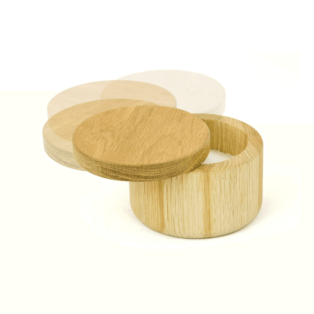 Swing top pot, oak
