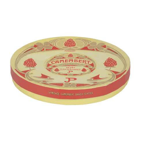Image showing the Vintage Camembert Baker Platter, Red product.