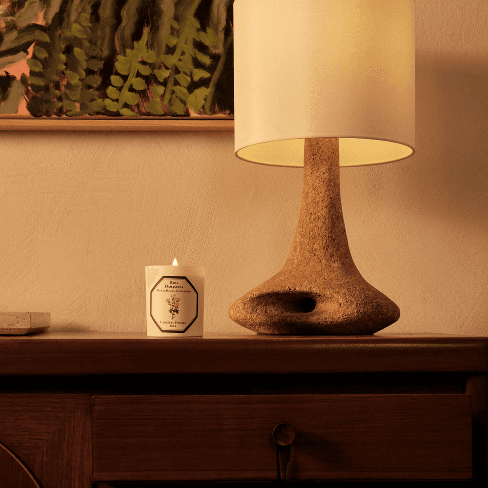 Damask Rose Scented Candle