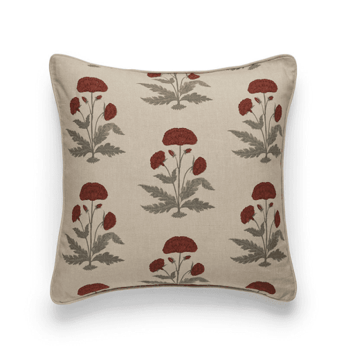 Image showing the Imber Poppy Cushion Cover product.