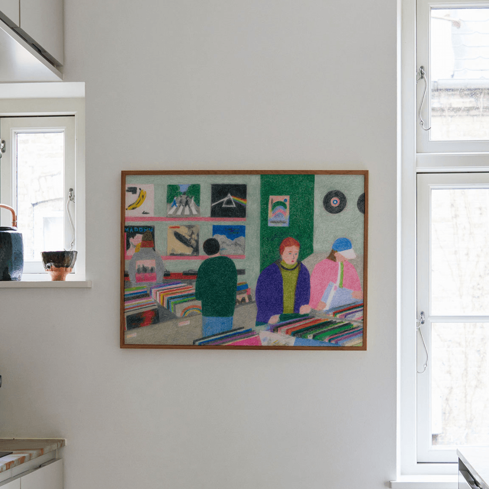 Vinyl Shop Print