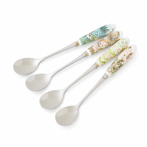 Image showing the Morris & Co Set of 4 Teaspoons, Multi product.