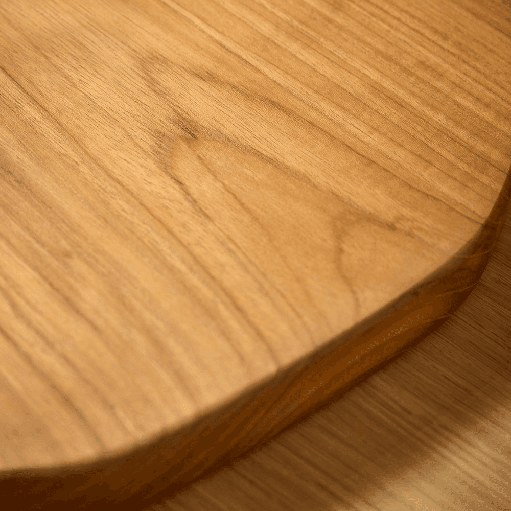 Teak Round Chopping Board, Brown