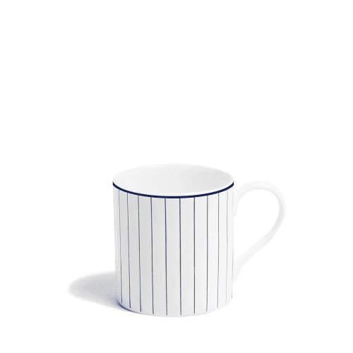 Image showing the Bone China Pinstripe Mug product.