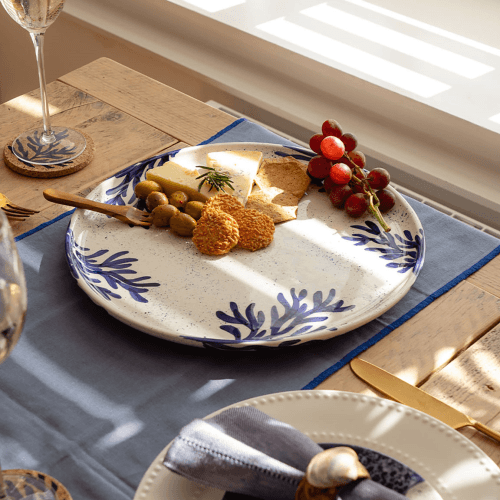 Image showing the Coral Plate, Blue product.