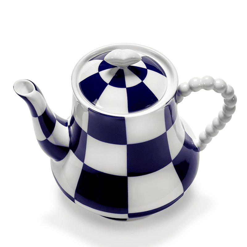 Les Objets Mouleversants by Wouters&Hend Fete des Betes Tea Pot, Blue