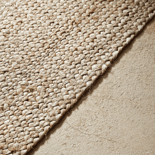 Image showing the Braided Jute Doormat, Natural product.