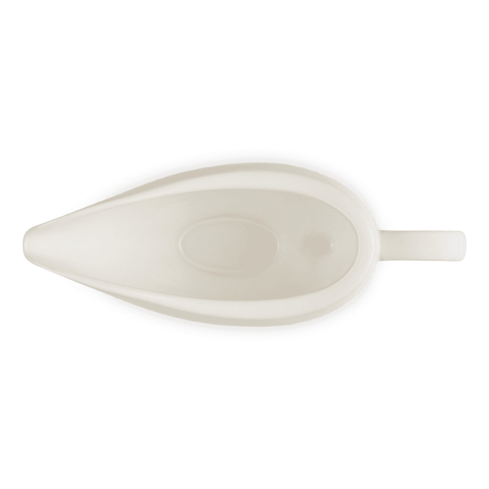 Stoneware Gravy Boat, Meringue