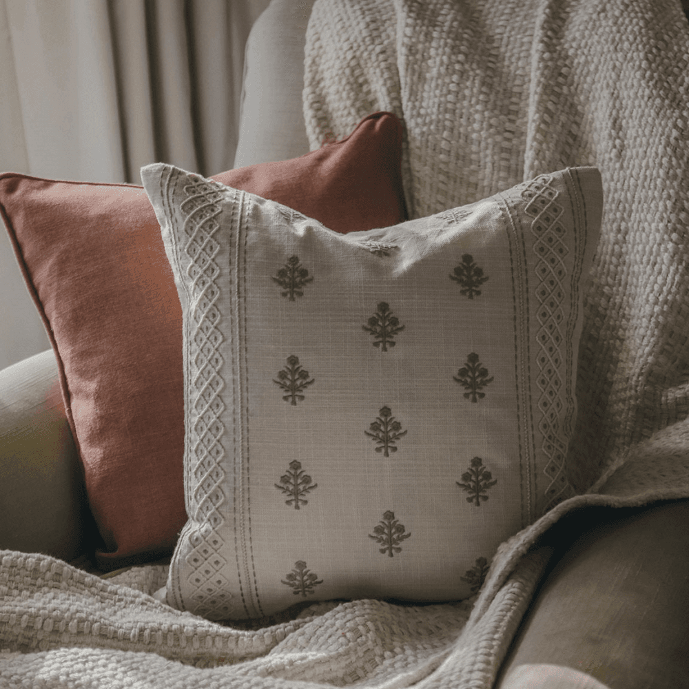 Daisy Cushions, Eucalyptus
