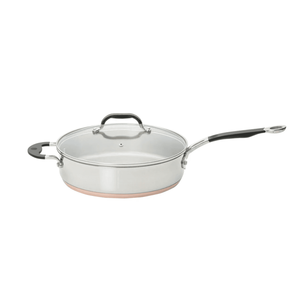 Saute pan - soft grip, Stainless steel