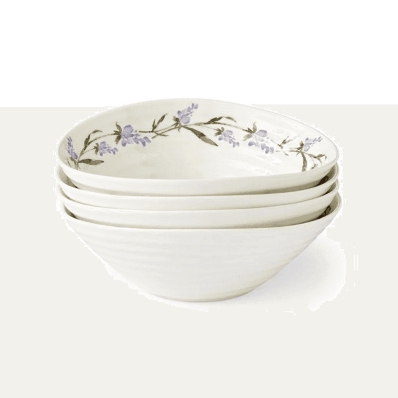 Lavendula Set of 4 Cereal Bowls, Multi