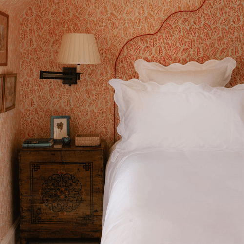 Image showing the Alexandra Wavy Scalloped Duvet Cover product.
