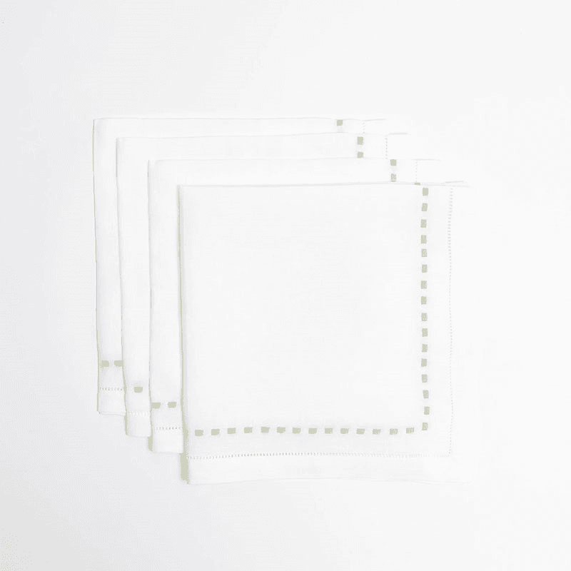Dash Set of 4 Napkins, Green