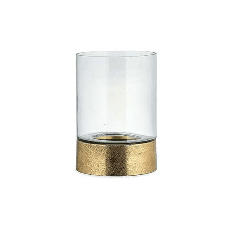 Rajuara Hurricane Lantern, Antique Brass