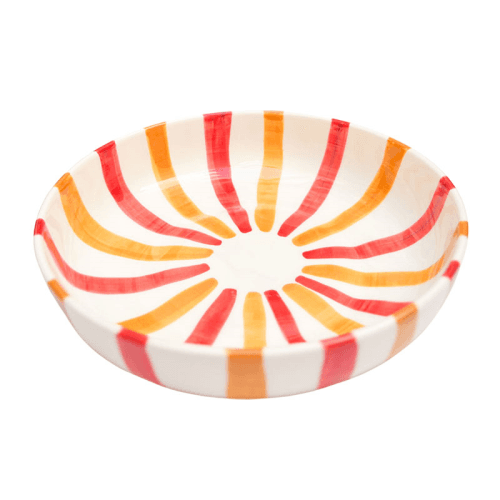 Image showing the Alba Serving Bowl, Tomato & Sunglow product.