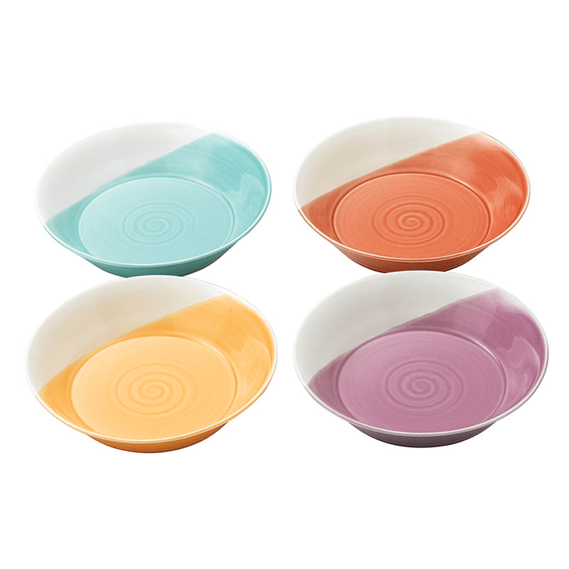 1815 Brights Set of 4 Pasta Bowls, Mixed Colours