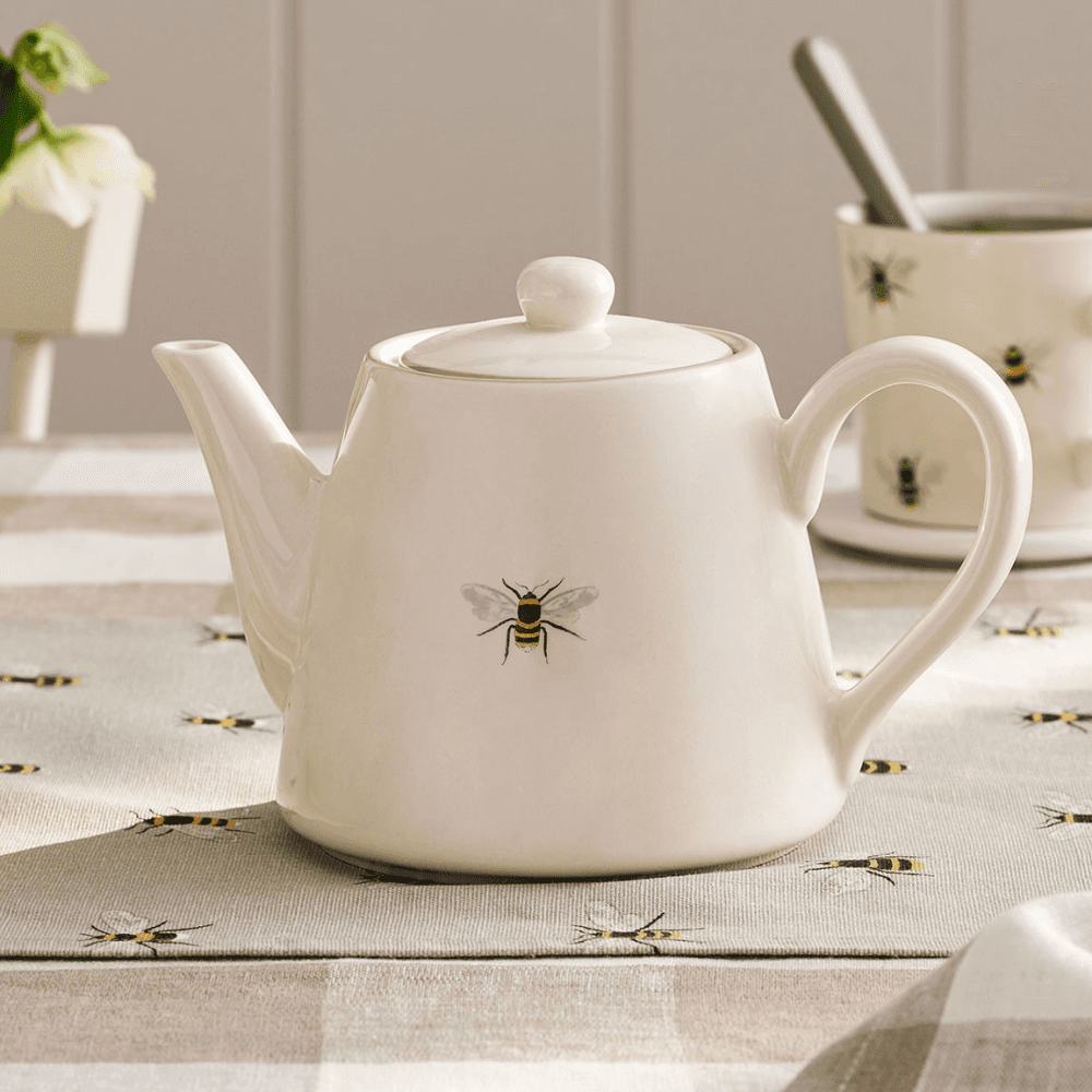 Bees Teapot, Natural