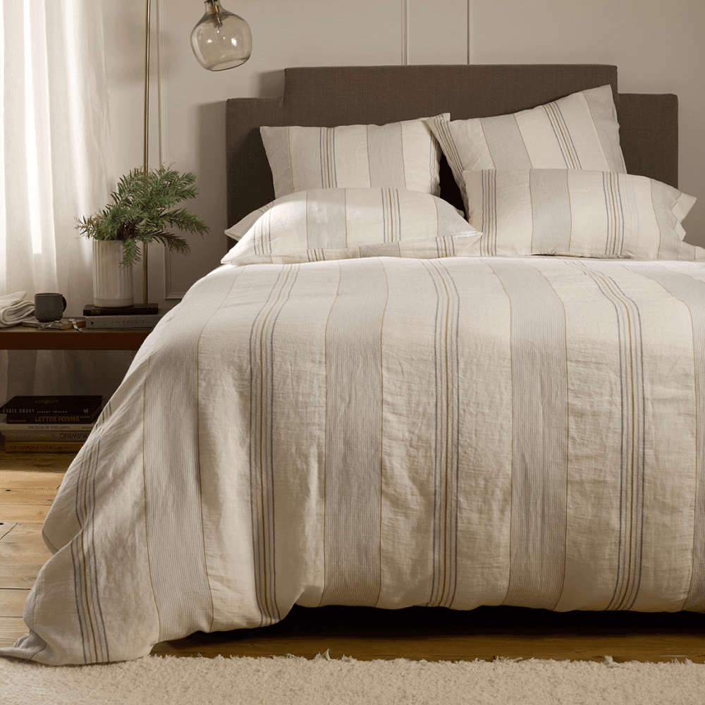 Sophie Stripe Linen Duvet Cover