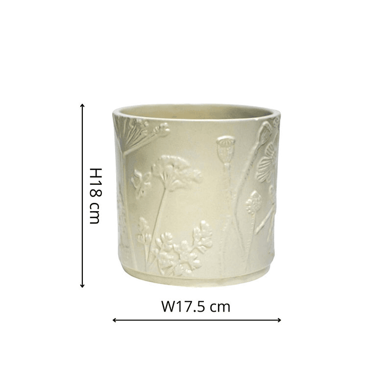 Kew Botanical Retreat Stoneware Meadow Planter