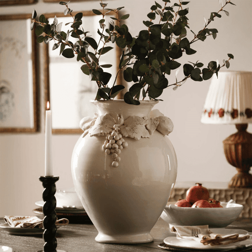 Image showing the Opora Vase, White product.