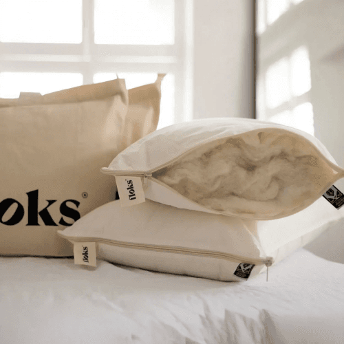 Image showing the Medium Firmness Organic Wool Pillow product.
