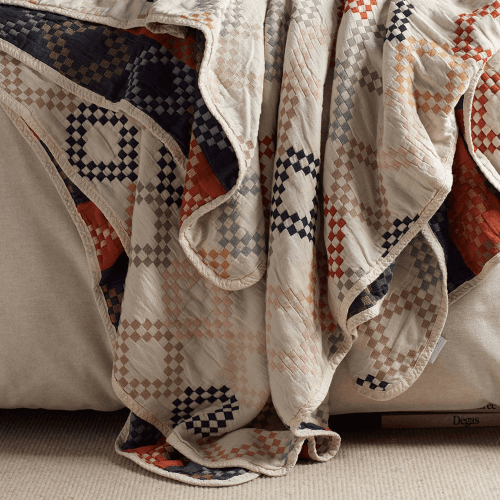 Image showing the Jolene 100% Cotton Quilted Throw, Single/Double, Multi product.