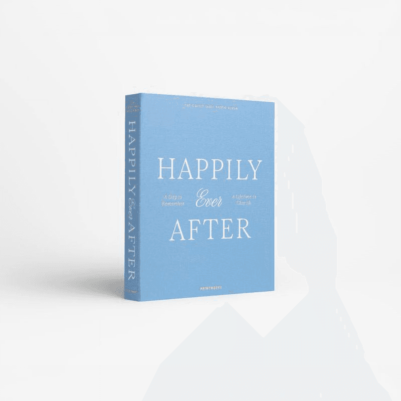Happily Ever After Wedding Album, Blue
