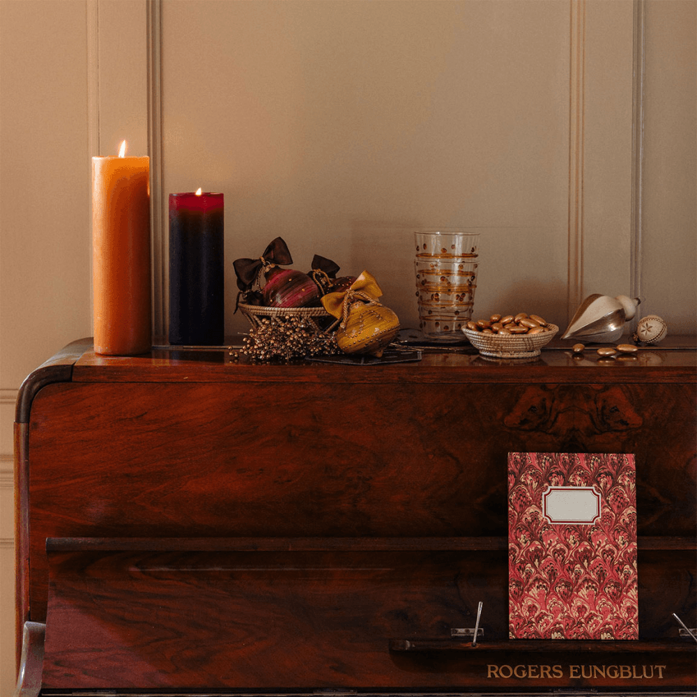 Elisa Pair of Tumblers, Dark Amber