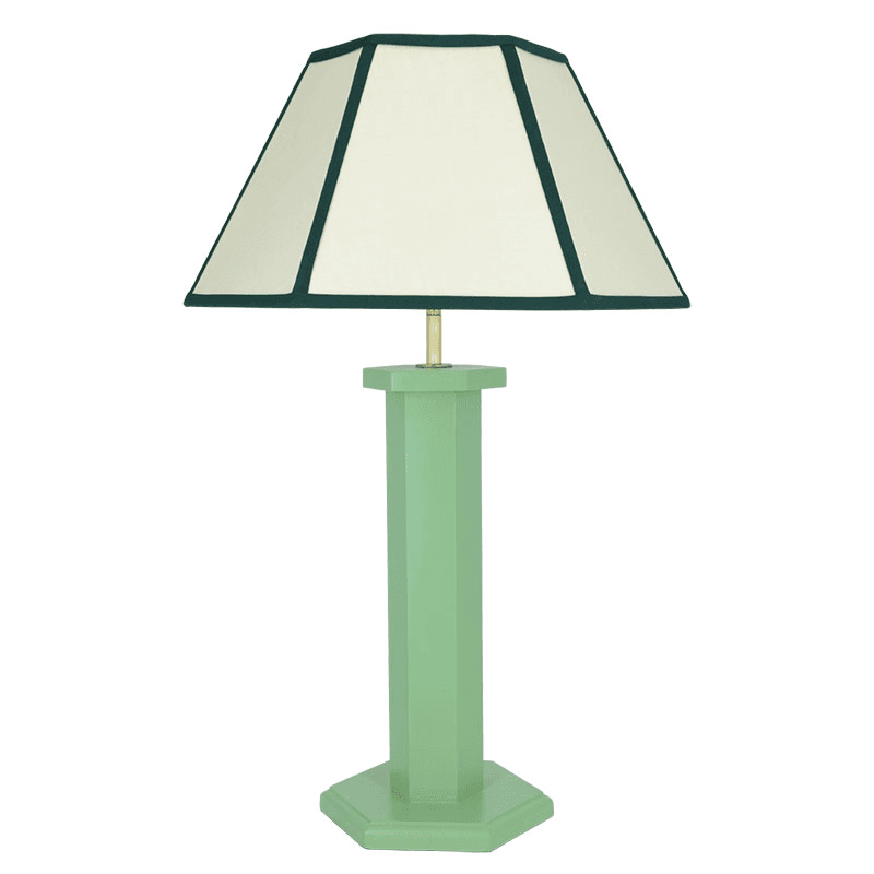 Hexagon Linen Lampshade