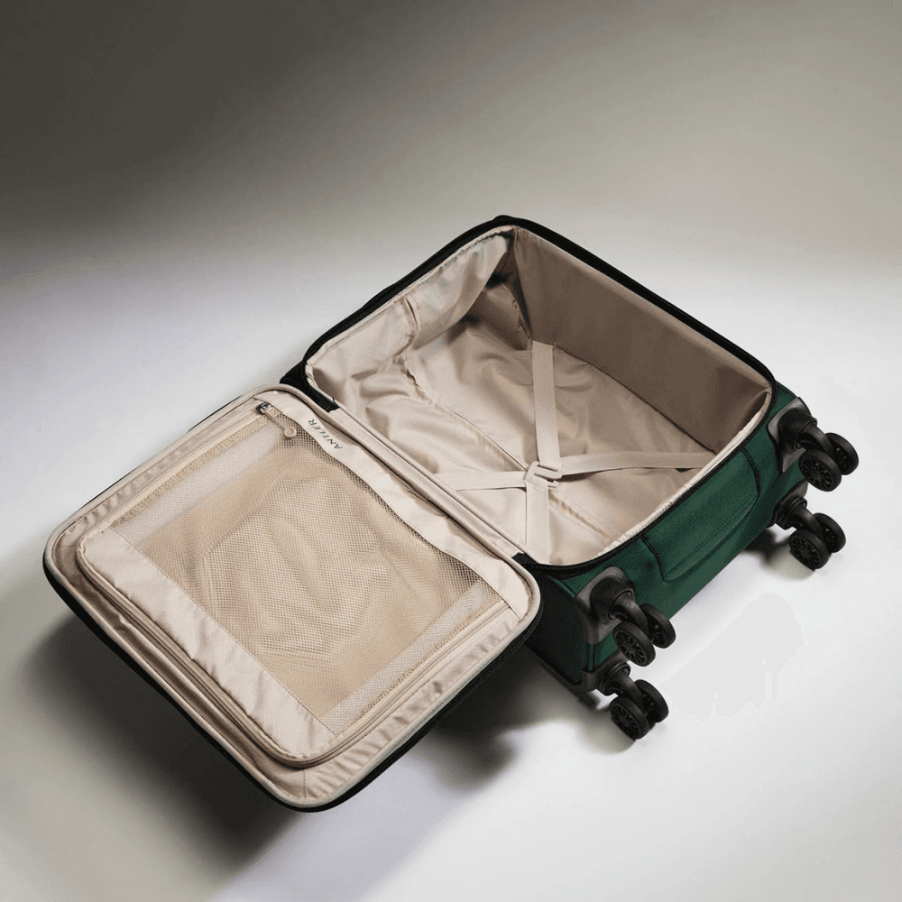 Urban Soft Stripe Cabin Expandable Suitcase