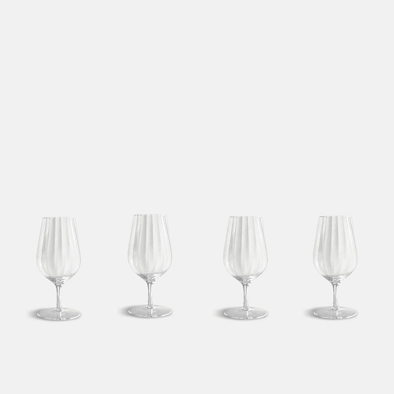Pembroke Set of 4 Water Glasses, Clear