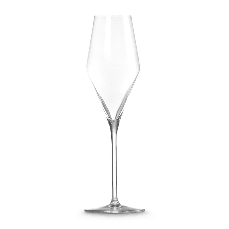 Set of 4 Champagne Flutes, Clear