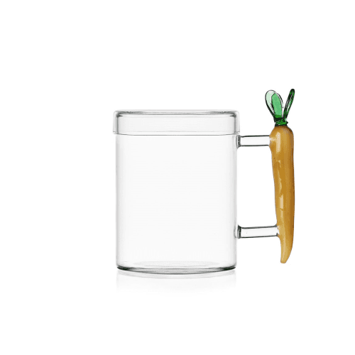 Image showing the Vegetables Carrot Mug with Lid product.