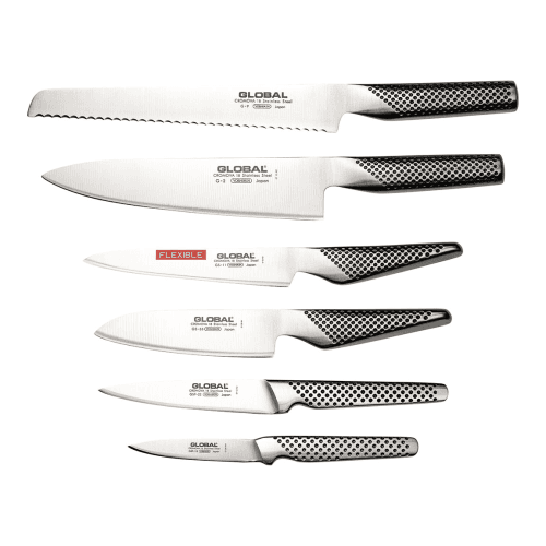 Image showing the 7 Piece Knife Block Set, Stainless Stel product.