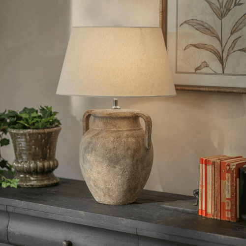 Image showing the Penwick Amphora Table Lamp, Brown product.