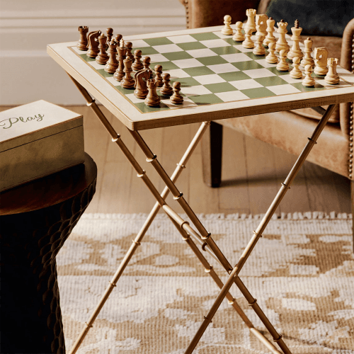 Image showing the Capablanca Games Table, Green/Gold product.