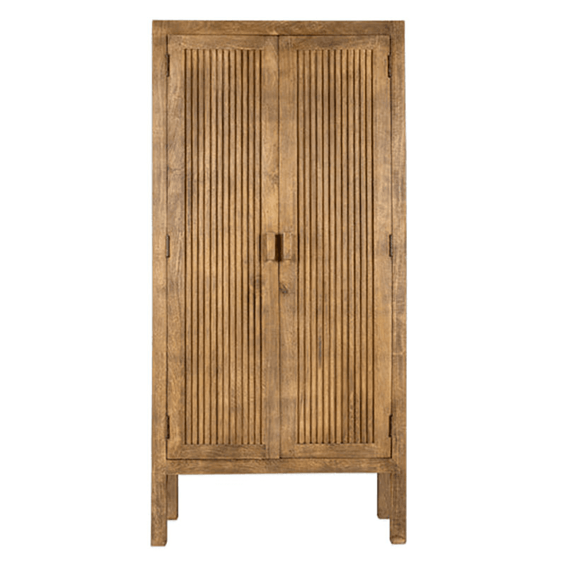 Yasha Mango Wood Cabinet, Natural